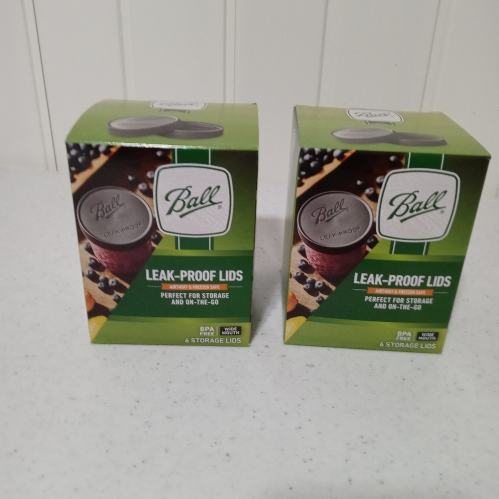 Ball mason wide mouth leak proof storage lids